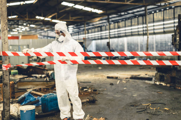 Professional Drug Lab Cleanup technician working in Piermont, NY